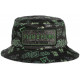 Chapeau Bob Plata o Plomo Noir et Vert Strass Streetwear Colombia Baseball BOB SKR