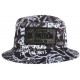 Chapeau Bob El Patron Noir et Gris Strass Streetwear Colombia Medellin BOB SKR