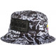 Chapeau Bob El Patron Noir et Gris Strass Streetwear Colombia Medellin BOB SKR