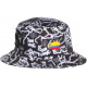Chapeau Bob El Patron Noir et Gris Strass Streetwear Colombia Medellin BOB SKR