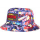 Chapeau Bob El Patron Rouge et Bleu Strass Streetwear Colombia Medellin BOB SKR