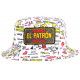 Chapeau Bob El Patron Blanc et Orange Strass Streetwear Colombia Medellin BOB SKR