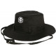 Chapeau Bob La Piraterie Rap Noir Logo Blanc Tête de Mort BOB Piraterie Music