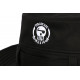 Chapeau Bob La Piraterie Rap Noir Logo Blanc Tête de Mort BOB Piraterie Music