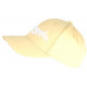 Casquette Los Angeles Beige et Blanche Vintage en Coton Custom Baseball CASQUETTES Nyls Création