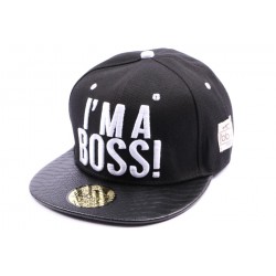 Snapback JBB Couture Noir I'am a Boss ANCIENNES COLLECTIONS divers