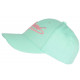 Casquette Miami Verte et Rose Vintage en Coton Custom Baseball CASQUETTES Nyls Création