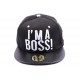 Snapback JBB Couture Noir I'am a Boss ANCIENNES COLLECTIONS divers