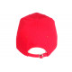 Casquette NY Rouge et Blanche Vintage en Coton Custom Baseball CASQUETTES Nyls Création