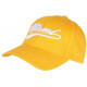 Casquette Miami Jaune et Blanche Style Vintage en Coton Baseball CASQUETTES Nyls Création