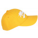 Casquette Miami Jaune et Blanche Style Vintage en Coton Baseball CASQUETTES Nyls Création