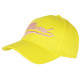 Casquette Miami Jaune et Rose Design Vintage en Coton Baseball CASQUETTES Nyls Création