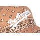 Casquette Los Angeles Marron Bandana Print Blanc Vintage Baseball CASQUETTES Nyls Création