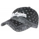 Casquette Los Angeles Noire Bandana Print Blanc Vintage Baseball CASQUETTES Nyls Création