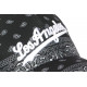 Casquette Los Angeles Noire Bandana Print Blanc Vintage Baseball CASQUETTES Nyls Création