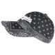 Casquette Los Angeles Noire Bandana Print Blanc Vintage Baseball CASQUETTES Nyls Création