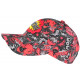 Casquette Corail et Grise Pop Art Style Original Boom Baseball CASQUETTES Nyls Création