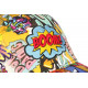 Casquette Blanche et Orange Streetwear Pop Look Original Boom Baseball CASQUETTES Nyls Création