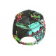 Casquette Noire et Verte Streetwear Pop Style Original Boom Baseball CASQUETTES Nyls Création