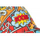 Casquette Pop Orange et Rouge City Streetwear Print Original Boom Baseball CASQUETTES Nyls Création