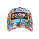 Casquette Streetwear Bleue et Rouge City Pop Original Boxing Baseball CASQUETTES Nyls Création