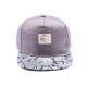 Snapback JBB Couture Grise avec visière imprimée ANCIENNES COLLECTIONS divers