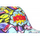 Casquette Enfant Rose et Bleue Originale Pop Art Boom Baseball de 7 à 11 ans Casquette Enfant Nyls Création