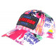 Casquette El Patron Rose et Blanche Print Streetwear Medellin Baseball CASQUETTES SKR