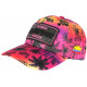 Casquette El Patron Orange et Rose Visuel Tropical Streetwear Baseball CASQUETTES SKR