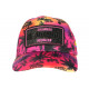 Casquette El Patron Orange et Rose Visuel Tropical Streetwear Baseball CASQUETTES SKR