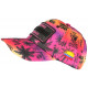 Casquette El Patron Orange et Rose Visuel Tropical Streetwear Baseball CASQUETTES SKR