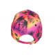 Casquette El Patron Orange et Rose Visuel Tropical Streetwear Baseball CASQUETTES SKR