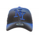 Casquette NY Bleue Et Noire Originale Look Tendance Baseball Renbo CASQUETTES Hip Hop Honour