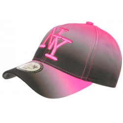 Casquette NY Rose et Noire Fashion et Originale Baseball Renbo CASQUETTES Hip Hop Honour