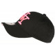 Casquette NY Rose Fluo et Noire Classe Visiere Baseball Stazky CASQUETTES Hip Hop Honour