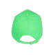 Casquette NY Vert Flashy et Blanche Tendance Visiere Baseball Stazky CASQUETTES Hip Hop Honour