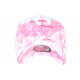 Casquette NY Rose et Blanche Look Streetwear Baseball Fire CASQUETTES Hip Hop Honour