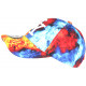 Casquette NY Bleue et Orange Print Flammes Streetwear Baseball Fire CASQUETTES Hip Hop Honour