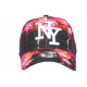 Casquette Flamant Rose et Noire Originale NY Baseball Flamingo CASQUETTES Hip Hop Honour