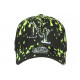 Casquette NY Verte et Noire Design Peinture Original Baseball Painter CASQUETTES Hip Hop Honour