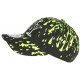 Casquette Enfant Verte et Noire Design Peinture NY Baseball Painter de 7 a 11 ans Casquette Enfant Hip Hop Honour