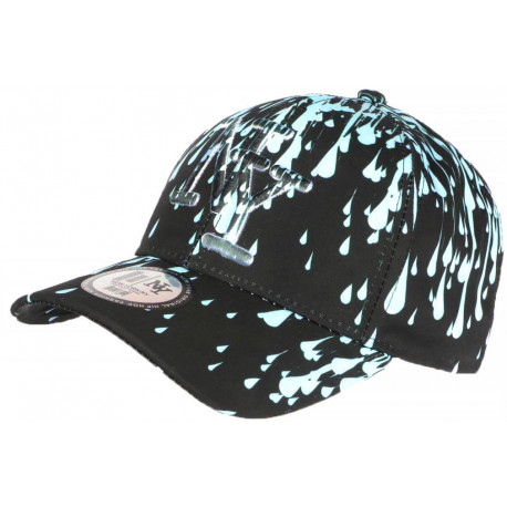 Casquette NY Bleue et Noire Look Peinture Original Baseball Painter CASQUETTES Hip Hop Honour