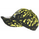 Casquette NY Jaune et Noire Style Peinture Original Baseball Painter CASQUETTES Hip Hop Honour