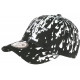 Casquette NY Noire et Blanche Print Peinture Original Baseball Painter CASQUETTES Hip Hop Honour