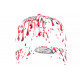 Casquette NY Blanche et Rouge Print Peinture Original Baseball Painter CASQUETTES Hip Hop Honour