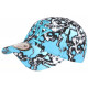 Casquette Enfant Bleue et Blanche Print Eclairs Baseball Stormy 7 a 12 ans Casquette Enfant Hip Hop Honour