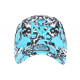 Casquette Enfant Bleue et Blanche Print Eclairs Baseball Stormy 7 a 12 ans Casquette Enfant Hip Hop Honour