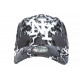 Casquette Enfant Blanche et Noire Design Eclairs Baseball Stormy 7 a 12 ans Casquette Enfant Hip Hop Honour