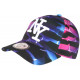 Casquette NY Bleue et Violette Style Fun Streetwear Baseball Larsy CASQUETTES Hip Hop Honour