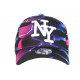 Casquette Enfant Bleue et Violette Streetwear Baseball Larsy 7 a 12 ans Casquette Enfant Hip Hop Honour